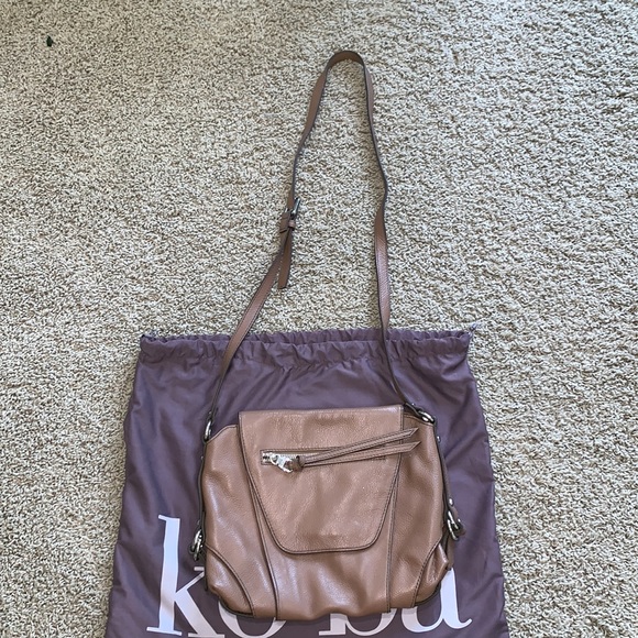 Brown leather Kooba Satchel Purse
